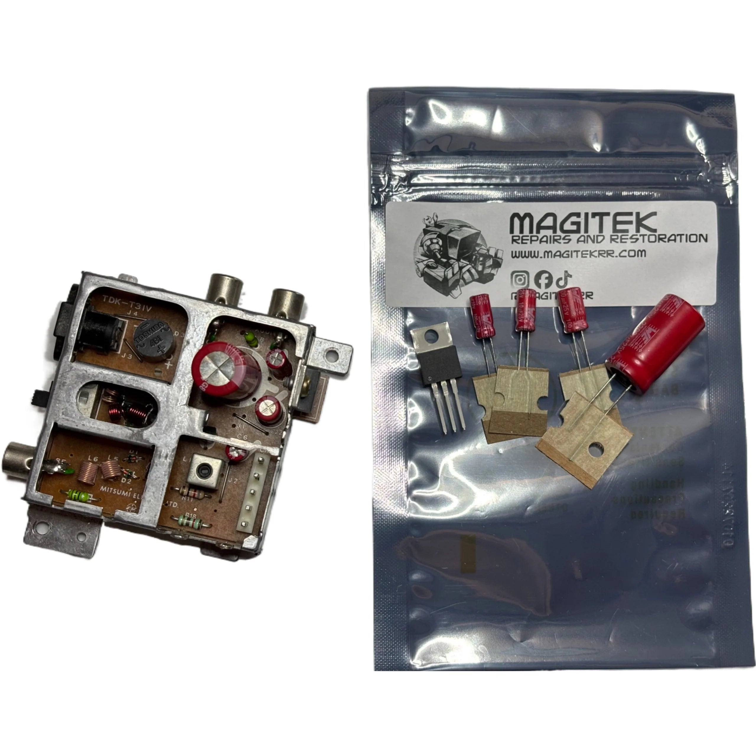 Kit de condensateur PCB pour alimentation NES et carte mère Kit de condensateur PCB pour alimentation NES et carte mère